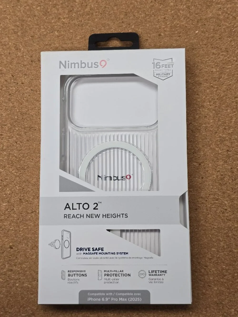 Nimbus9 Alto 2 iPhone 17 Pro Max 2025 MagSafe Case Clear 6.9
